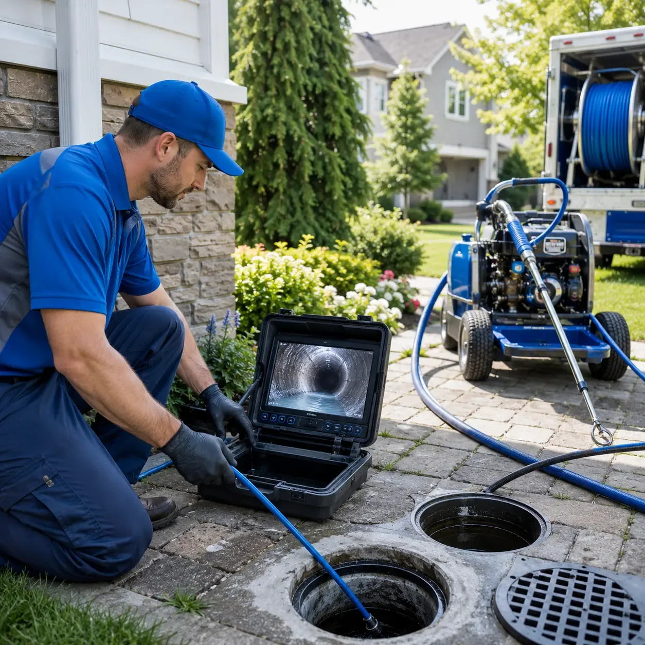 Outdoor drain cleaning professionals serving Valentine, TX